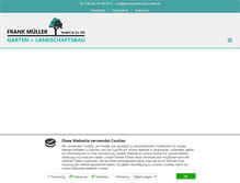 Tablet Screenshot of gartengestaltung-mueller.de